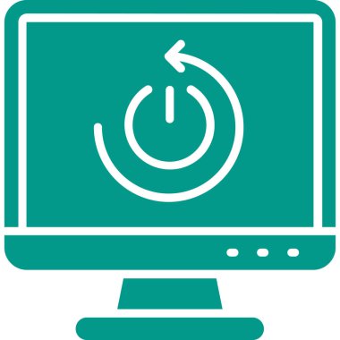 bilgisayar simgesi vektör illüstrasyonu