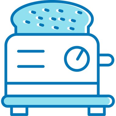 Mutfak gereçleri pişirme simgesi - taslak biçimi