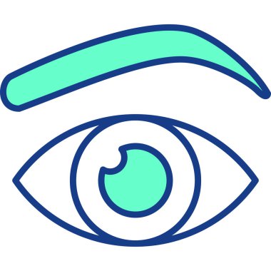 Göz. Web simgesi basit tasarım