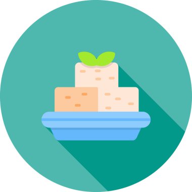 yiyecek ikonu vektör illüstrasyonu, yiyecek ve içecekler