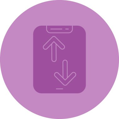 Modern simgenin vektör illüstrasyonu