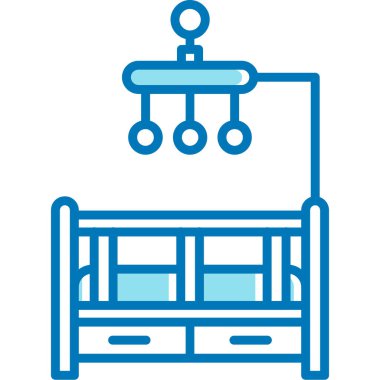 Yedek kulübesi Web simgesi basit illüstrasyon