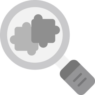 Ana hat biçiminde büyüteç arama simgesi bul