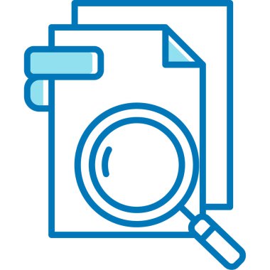 Büyüteç. Web simgesi basit tasarım