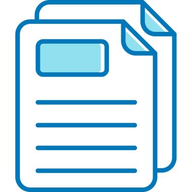 Belge. Web simgesi basit tasarım