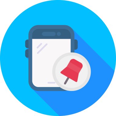 - Telefon. Web simgesi basit illüstrasyon