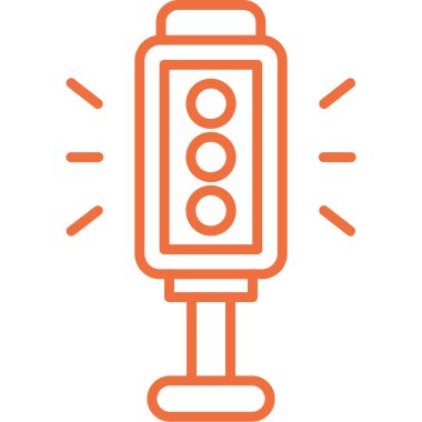 Elektrik lambası. Basit illüstrasyon