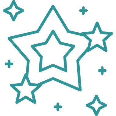 yıldız simgesi vektör illüstrasyonu