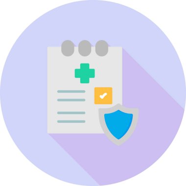 Sigortacılık. Web simgesi basit illüstrasyon