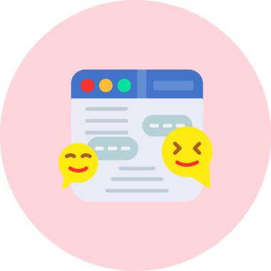 emoji simgesi vektör illüstrasyonu