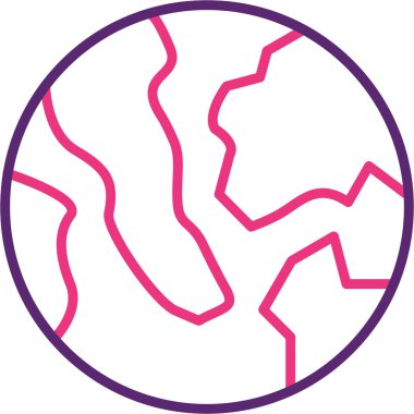 Gezegenin vektör illüstrasyonu