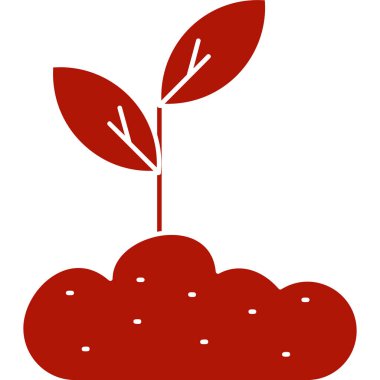 Ağaç. Web simgesi basit illüstrasyon