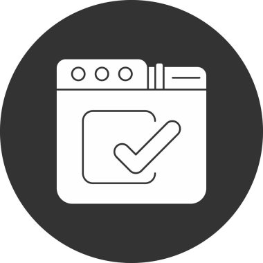 Liste vektör simgesini kontrol et