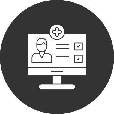 Doktor Web simgesi, basit illüstrasyon