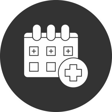 vektör Takvimi Simgesi illüstrasyonu