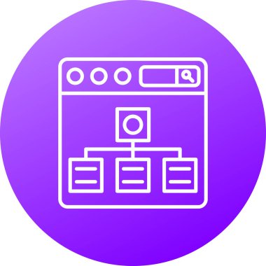 fırın ikonu vektör illüstrasyonu