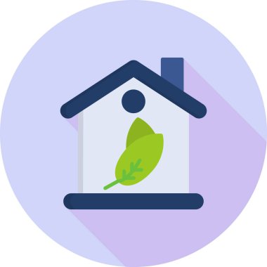 Ev. Web simgesi basit illüstrasyon