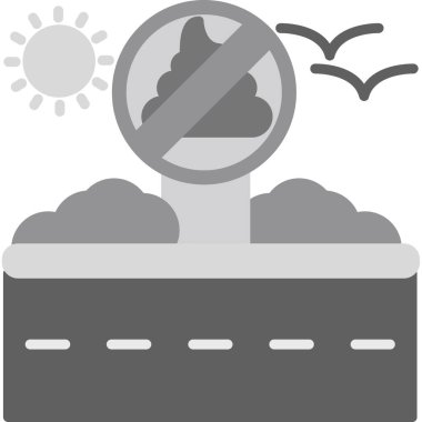 vektör illüstrasyonu, güneş ve gökyüzü simgesi