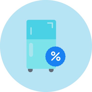 Bir bagaj simgesinin vektör çizimi