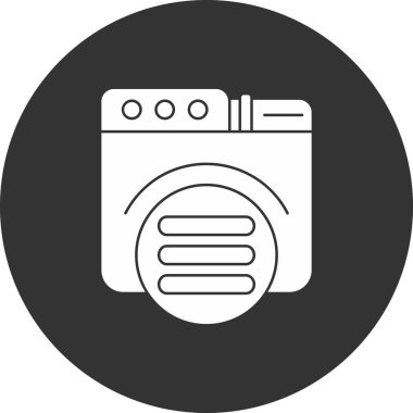 Modern simgenin vektör illüstrasyonu