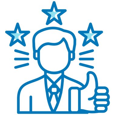 iş adamı simgesi vektör işareti