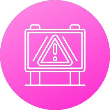 Bir b - dur simgesinin vektör illüstrasyonu