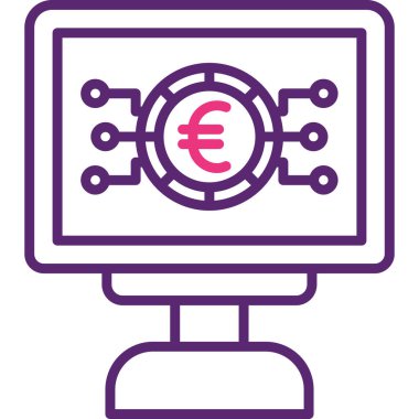 Avro. Web simgesi basit illüstrasyon