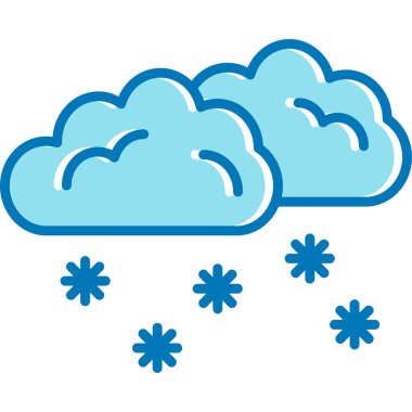 Kar ikonlu kar bulutu