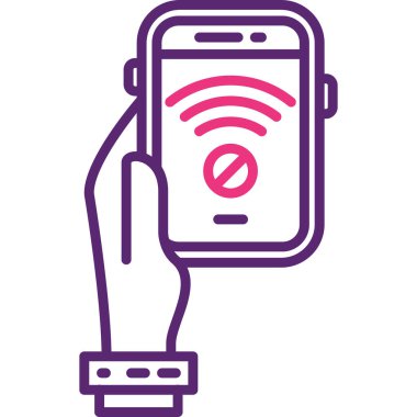 cep telefonu ikonu vektör illüstrasyonu