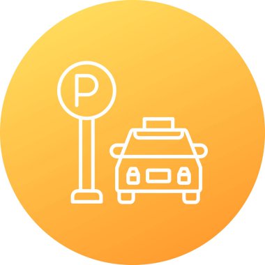 araba simgesi vektör illüstrasyonu