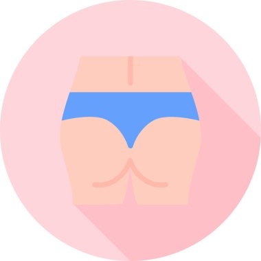 Kadın vücudu. Web simgesi