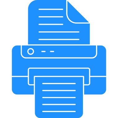 Belge. Web simgesi basit illüstrasyon