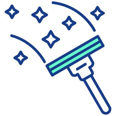 brush icon, vector illustration simple design