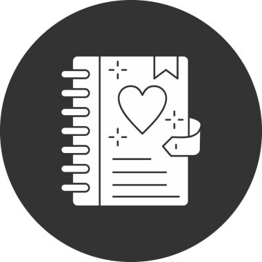 web simgesi, kalp vektör illüstrasyon