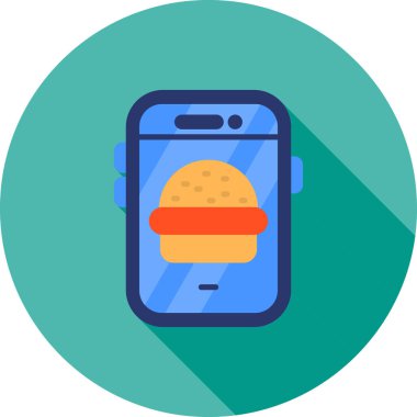 cep telefonu yemek simgesi