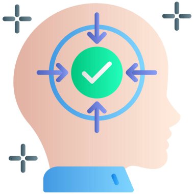 Akıllı saati olan bir beyin.