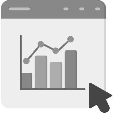 İş ve finans simgesinin vektör illüstrasyonu