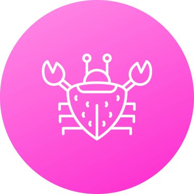 Balık simgesinin vektör illüstrasyonu