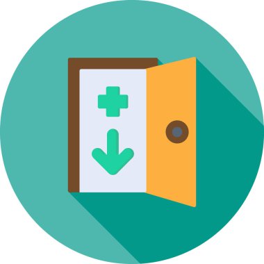 Hastane Simgesi Vektör İllüstrasyonu