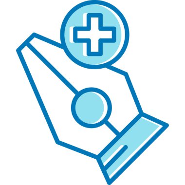 tıbbi bakım ikonu vektör illüstrasyonu