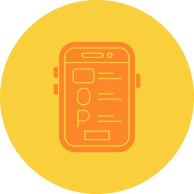 Cep telefonu. Basit tasarım