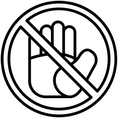 İçki yasağı simgesi. Beyaz arkaplanda izole edilmiş web tasarımı için durak vektör simgesi yok