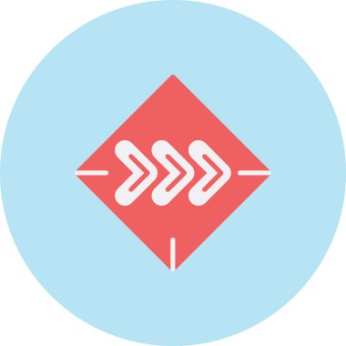 ok simgesinin vektör illüstrasyonu