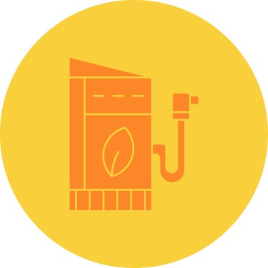 Gaz simgesinin vektör illüstrasyonu