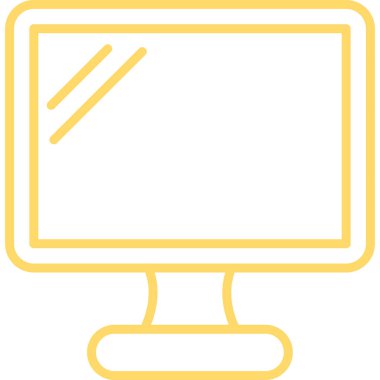 Web simgesini, basit vektör illüstrasyonunu izle