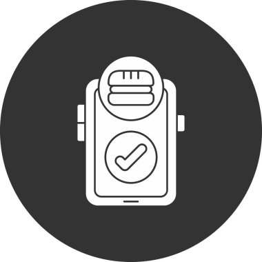 Gıda simgesinin vektör illüstrasyonu