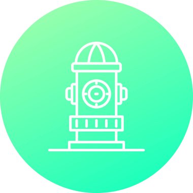 Bir fener simgesinin vektör illüstrasyonu