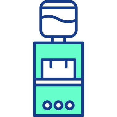 Makine simgesinin vektör illüstrasyonu