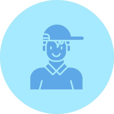 İnsan simgesinin vektör illüstrasyonu