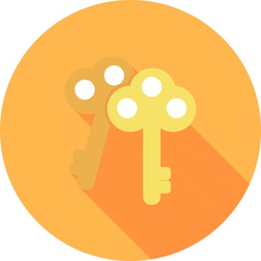 Anahtarları web simgesi, vektör çizim
